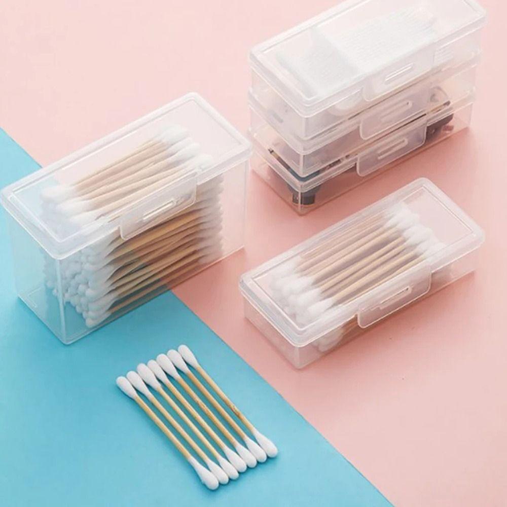 Multifunctional Cotton Swab Holder Case Dust-proof Jewelry Accessories Box New Medicine Box