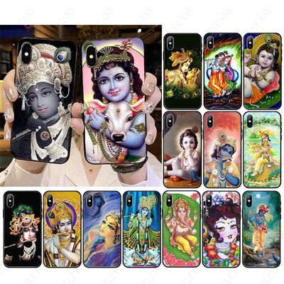 Красочный мягкий чехол для телефона «Господь Кришна» для iphone xr 11 12 13pro max 5S 6splus 7 8plus SE 12mini x xs max чехол для мобильных телефонов