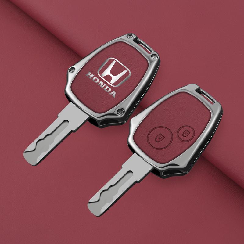 ABO2 Car Key Case Cover Holder Shell Keyring Auto Styling Accessories For HONDA Accord CRV Pilot Civic 2003 2007 2008 2009 2010 2011