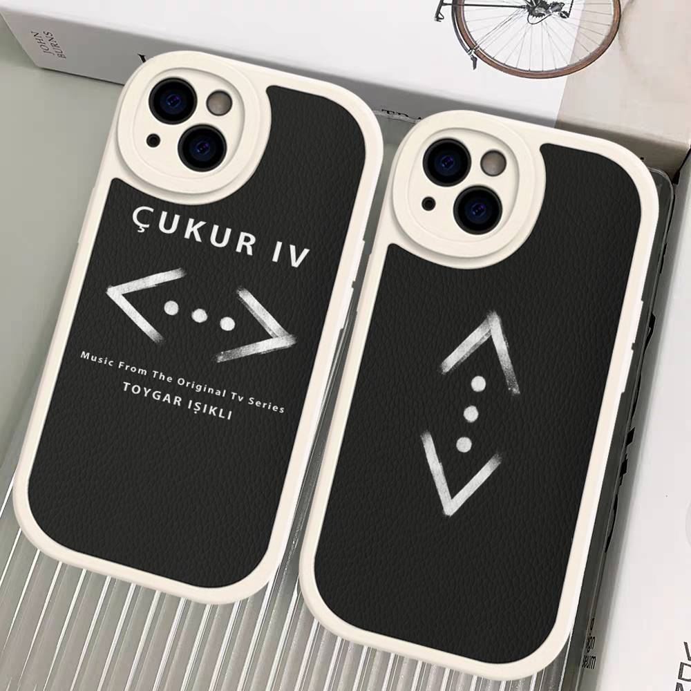TV Cukur Phone Cover For IPhone 11 12 13 14 15 16 Pro Max Mini Plus Soft Leather Case