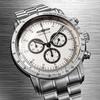 [Zeppelin] 100th Anniversary Watch Quartz 50m Water Resistant Mineral Glass Ivory Dial 8894M-1 Men's