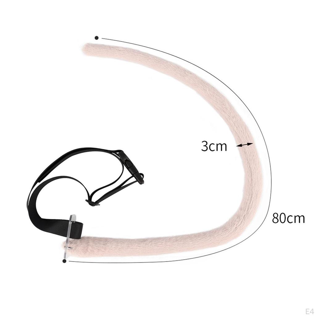 Животный хвост, костюм животных, декор, милый, удобный, реквизит для косплея, искусственный, длинный, для вечеринки