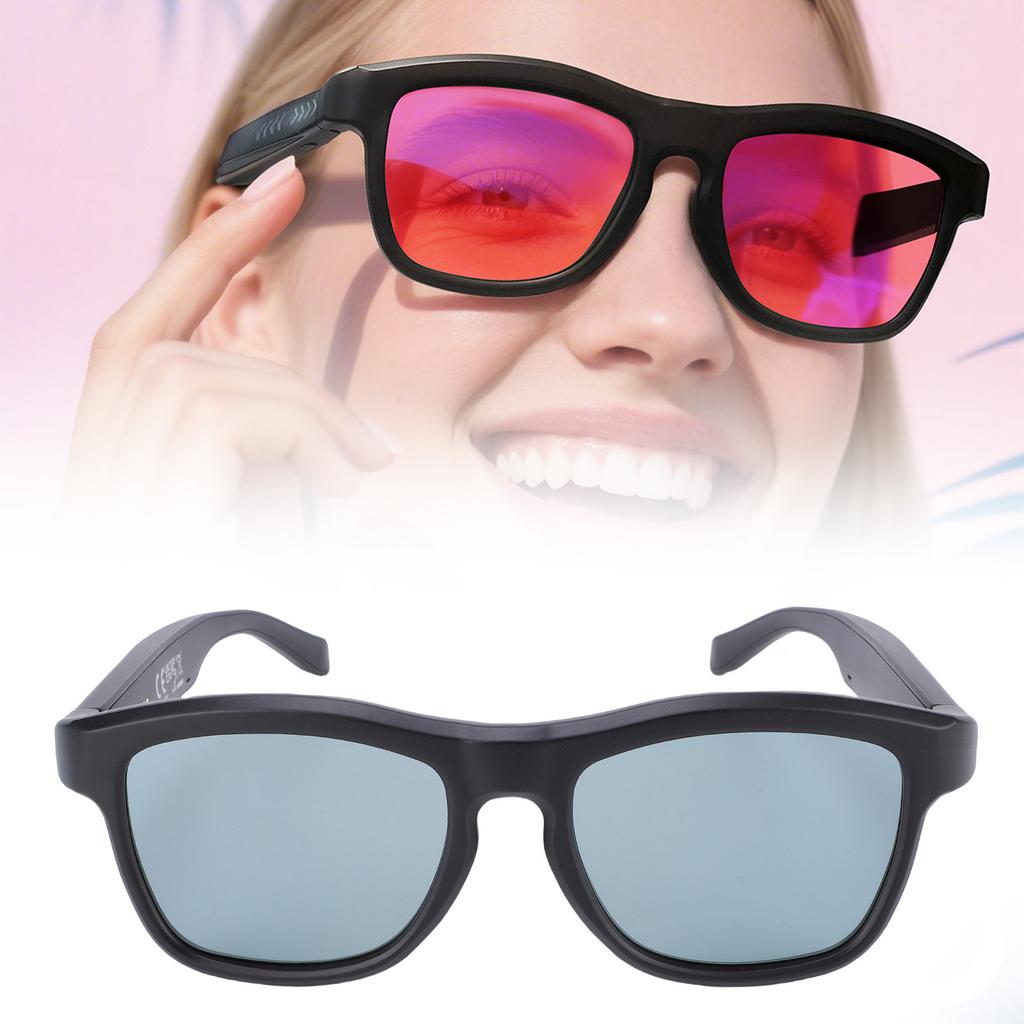 Умные очки с ИИ   Солнцезащитные очки с переводом в реальном времени Поддержка удаленной фотосъемки с линзой с градиентным изменением цвета на синий для путешествий, обучения, бизнеса