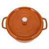 Staub Pico Cocotte Round 28cm Cinnamon 11028806 Pot Enamel Pot Rund Brater Cinnamon Pico Cocotte Stylish Pot Pan Cookware Kitchen Supplies [Staub]