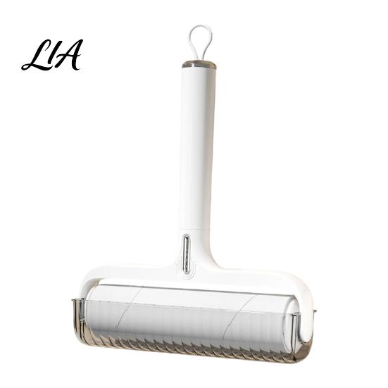 Large Area Cleaning Roller Extra Sticky Lint with Dust Cover for Pet Hair Removal, Widened Adhesive Tape Refill Clothes Brush Furniture and