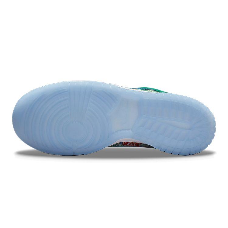 Nike Детские кроссовки Dunk Low GS Foam Finger Green Stadium-Green White DZ5299-300