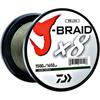 Daiwa J Braid 300m 8 Strand Round Braid Line 50lb Dark Green