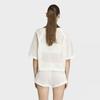 AdidaS Women S refreShing And faShionable looSe Fit Knit Crochet Polo Shirt Kc.