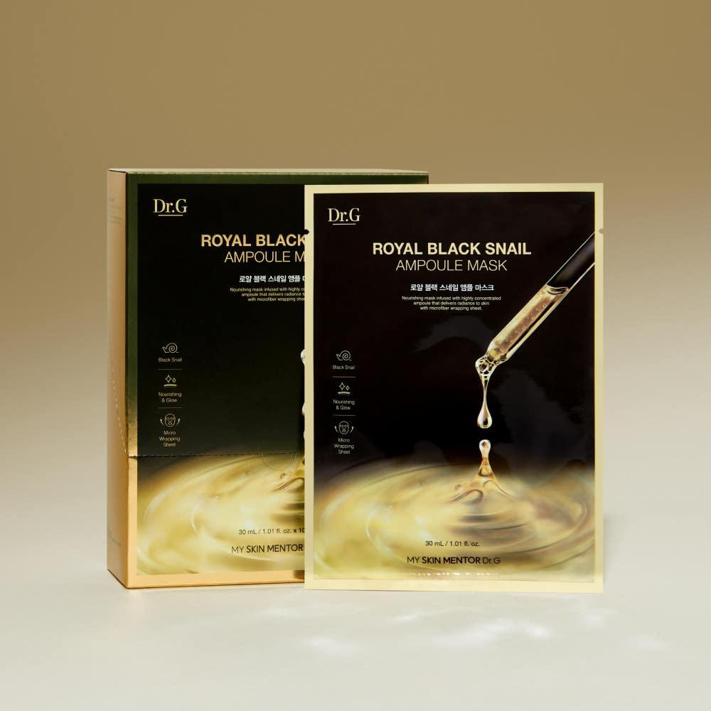 Dr.G Royal Black Snail Ampoule Mask Firming Hydrating 30ml x 10 sheets