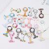 Unisex Multi Colors Gift Lapel Watches with Second Hand Fob Clip On Nursing Nurse Watch