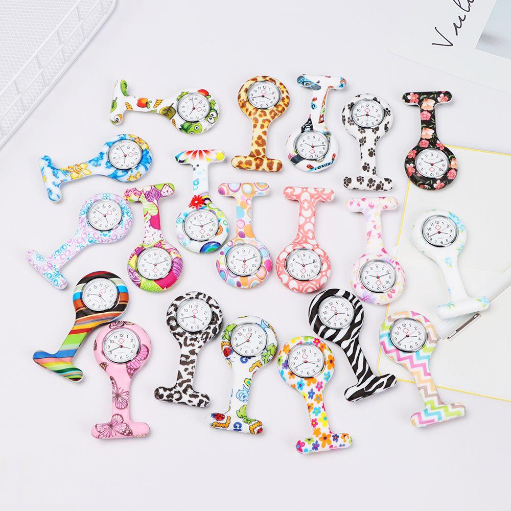 Unisex Multi Colors Gift Lapel Watches with Second Hand Fob Clip On Nursing Nurse Watch