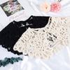Handmade Hollow Knitting False Collar Lace Vest Skirt Decorative Shawl
