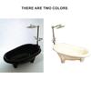 Sharplace 1/12 Scale Miniature Dollhouse Bathtub for Creative Play and Decoration Bathroom Props