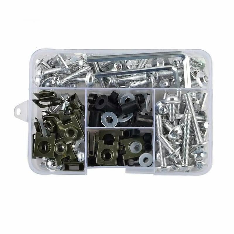 223 шт. Полный комплект болтов обтекателя Крепежные клипсы Набор гаек и винтов Подходит для YZFR1/R3/R6 R25 FZ1/6/8 MT NMAX TMAX XMAX XJR FJR