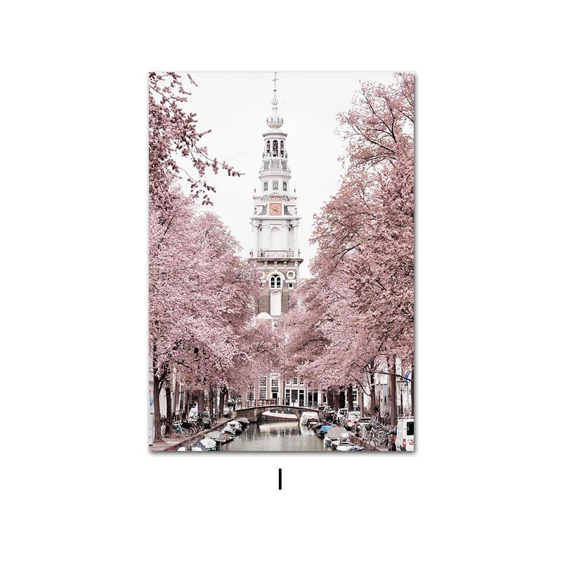 Италия Венеция Атрани пляжное здание пейзажный принт плакат винтажный холст настенная живопись фотография скандинавская картина домашний декор