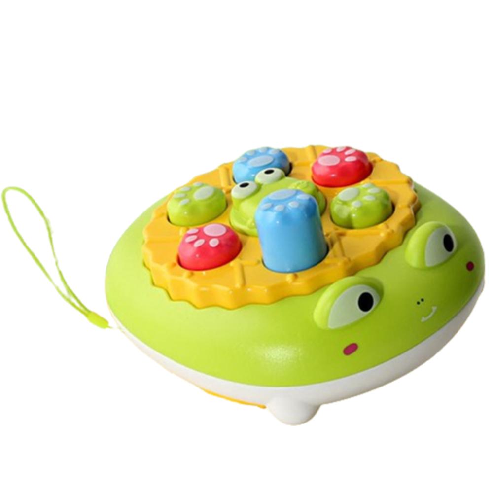 Коричневый медведь Быстрая игра-игрушка для лягушки Портативная консольная игрушка Пузырьковая игрушка для персон Игра-удар кротом для девочек