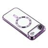 For iPhone 17 Air Magnetic Case WANLONFENG Electroplated TPU Cover with Lens Film+2Pcs Tempered Glass