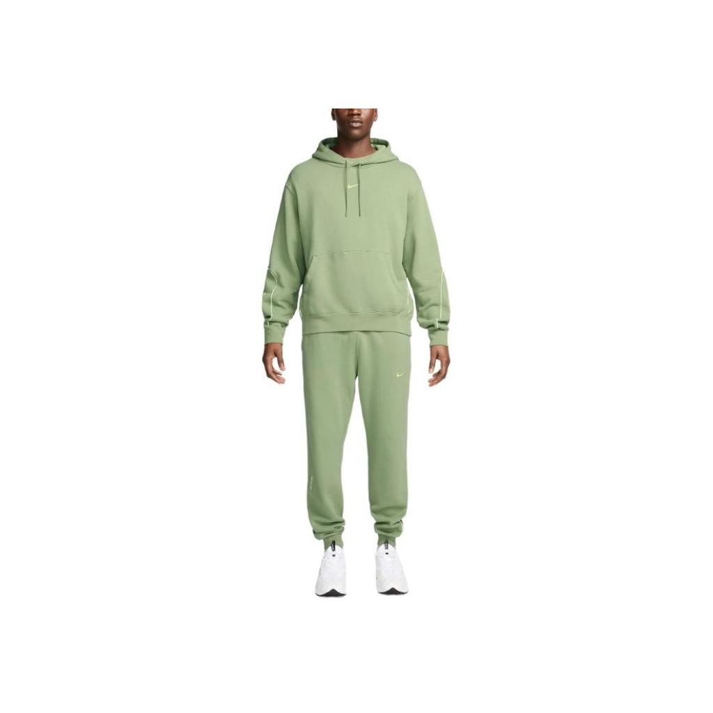 Nike Толстовка с капюшоном X NOCTA NRG из флиса CS (Азия) Уличная одежда унисекс цвета масляного зеленого/светло-жидкого лайма FN7660-386