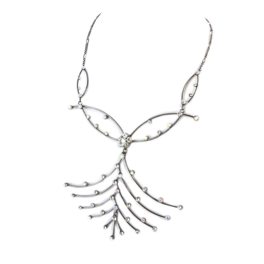 Les Trésors De Lily [D9991] — Белое дизайнерское колье «Розовое»