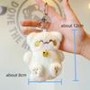 Stuffed Kittens Bell Kitten Keychain Soft Car Key Accessories New Doll Keychain  Gift