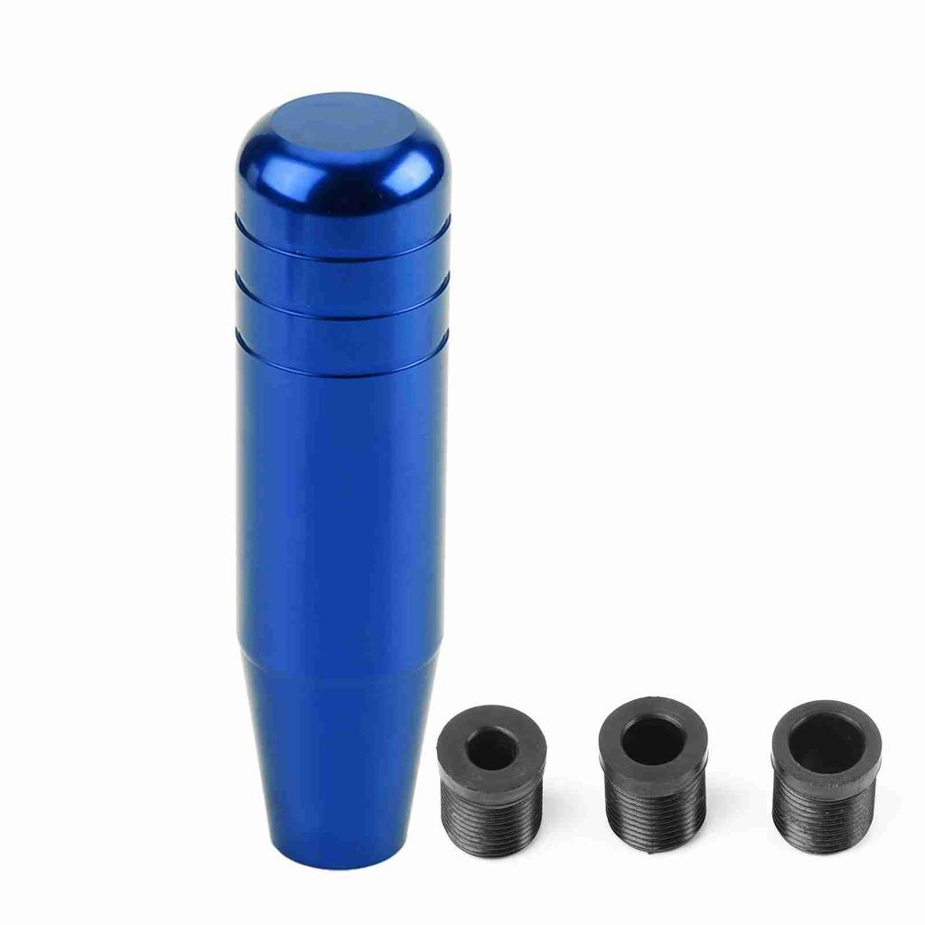 Universal Aluminum Alloy Car Manual Gear Shift Knob Handle Shifter Lever 13cm Blue