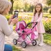 [PACZB] Doll's Pram 3 in 1 Gondola, Stroller, Carrier + Accessories Z3333