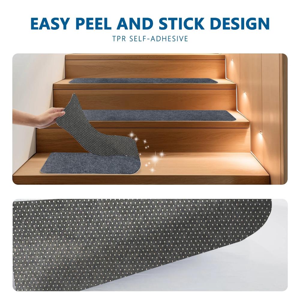 Мягкие коврики на ступени самоклеящиеся противоскользящие водопоглощающие коврики для лестниц безопасные бесшумные коврики для защиты пола коврики для дома