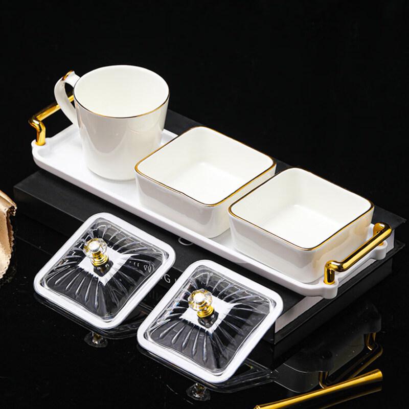 Ru Han European Ceramic Snack & Dessert Set