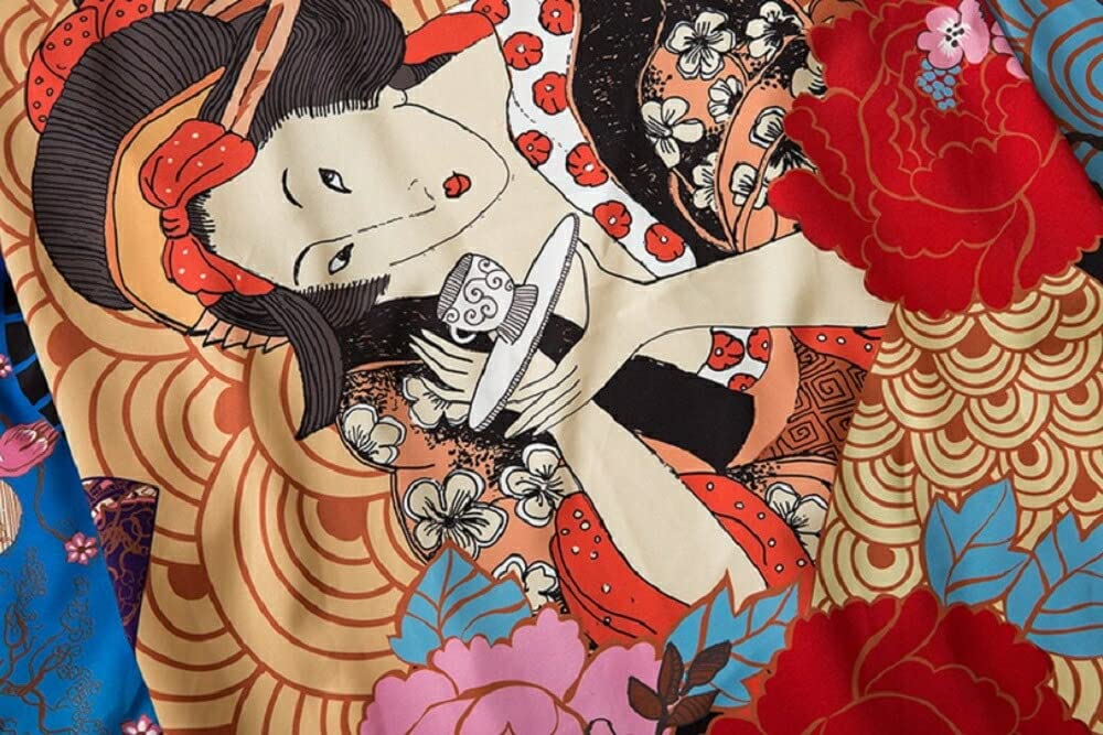 [AiO JAPAN] Хаппи, куртизанка, летний фестиваль, храм, святилище, хаори, ханテン, длинный хантен, хантен, хантен, хаппи, фестивальный костюм