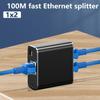 Ethernet-сплиттер Высокоскоростной сетевой распределитель 100 Мбит/с Универсальный Plug-Play Gigabit Ethernet-сплиттер LAN-сплиттер с USB