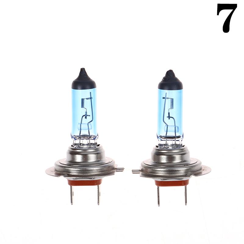 2 шт. H1 H3 H4 H7 H11 лампы для автомобильных фар 12 В 55 Вт 6000 К белые галогенные лампы авто дальний ближний свет проектор противотуманные фары