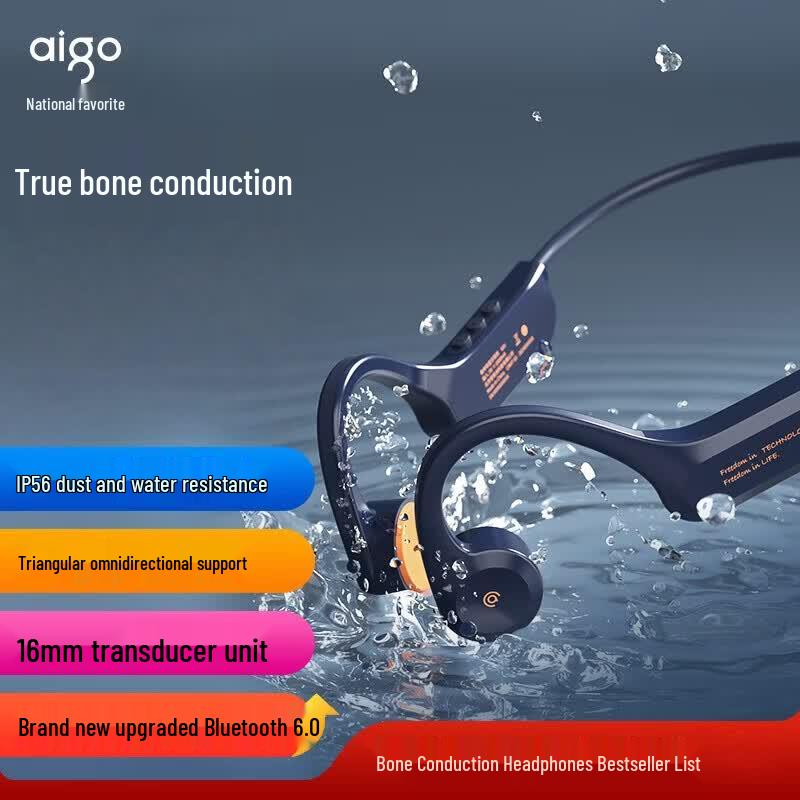 Спортивные Bluetooth-наушники с костной проводимостью aigo G03
