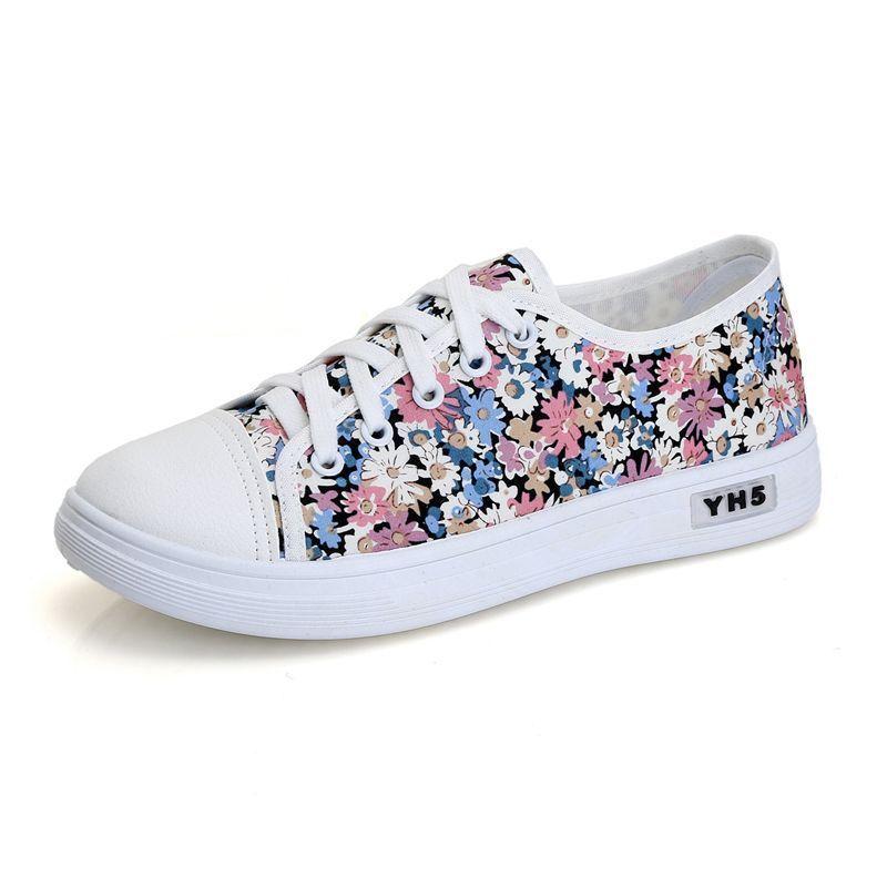 Летние новые парусиновые туфли для женщин, дышащая и модная спортивная и досуговая обувь, универсальные туфли на плоской подошве для студентов из ткани для женщин