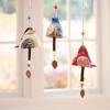 Wind Chime Bird Ornaments Spring AtmosphereBell Bird Hanging Ornaments Home and Courtyard Bird Art Bells Wind Chimes