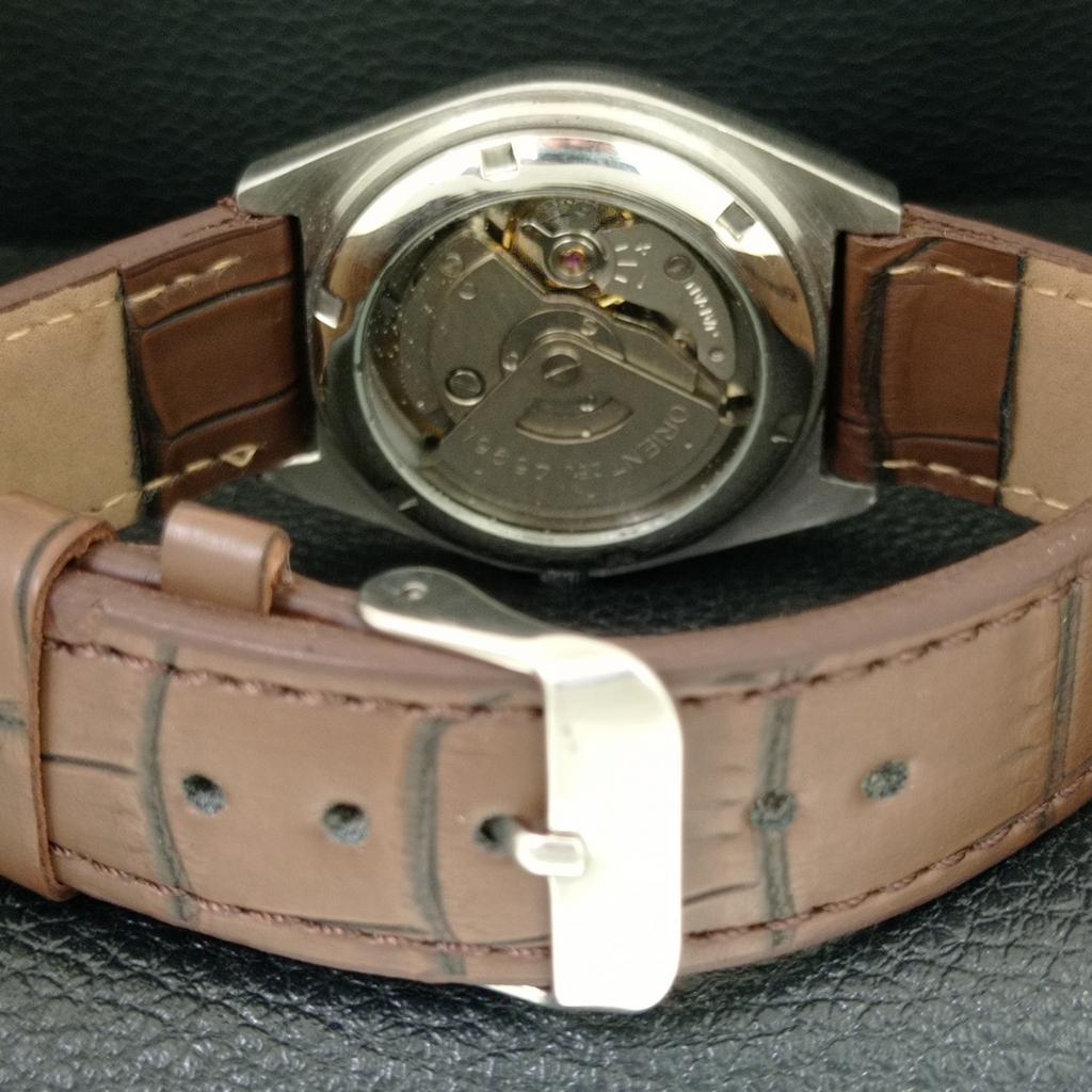 АВТОМАТИЧЕСКИЕ 46961 ВИНТАЖНЫЕ ORIENT CRYSTAL ЯПОНИЯ МУЖСКИЕ ЗОЛОТОЙ ЦИФЕРБЛАТ ЧАСЫ a707771-1