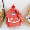 Cute Bear Design Kids Backpack For Toddlers Preschoolers Nylon Lightweight School Bag