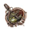 Dragon Bloodstone Jewelry, Handmade Gemstone Pendant, 999 Copper Wire Wrapped Pendant, Antique Jewelry, For Engagement Gift
