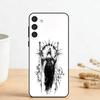 G-Готическая Девушка Скульптура Ретро Чехол Для Телефона Для Samsung Galaxy A73,A72,A71,A70,A53,A52,A51,Других Мягкий Черный Чехол
