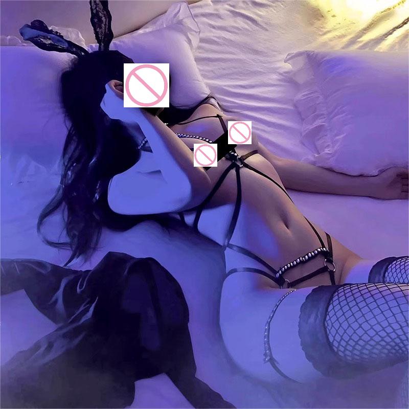 Onlyfans Нижнее белье Сексуальное белье Секретарь Косплей Очарование Униформа Боди без лямок Willow Nail Bind Наряд SM Страсть Одежда