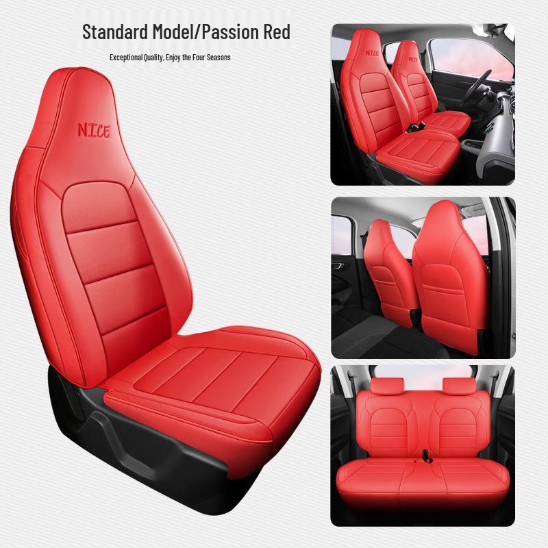 Leapmotor T03 Full Leather Car Seat Cover - All-Season, Universal Fit