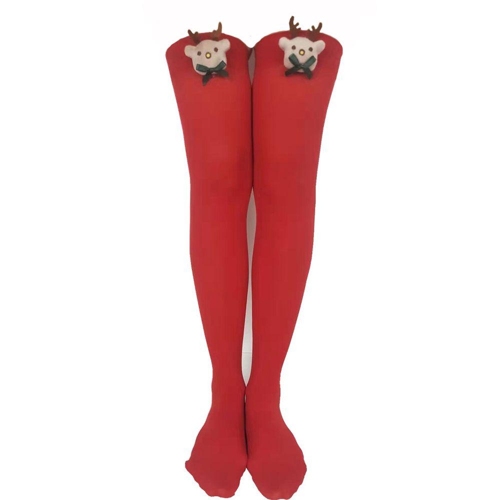 Bow Party Accessories Long tube Stockings Knee socks Christmas