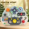 Early Education Children Steering Wheel Busy Board Educational Baby Learning Toys Montessori Table Games