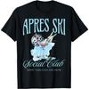 Apres Ski Social Club Вечеринка с напитками Женская футболка для зимних видов спорта