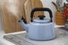 Fuji Enamel Cotton Plus Whistling Ash Kettle, 2.1L, Blue, CTP-2.1WK.AB