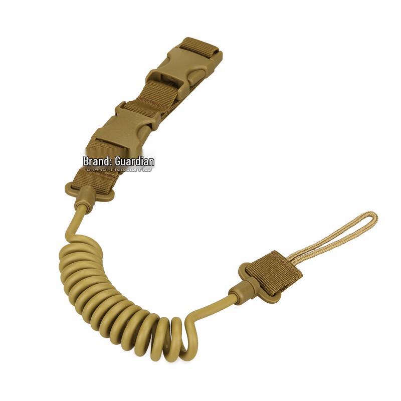 Guardian Q609 Multifunctional Military Style Spring Keychain Lanyard