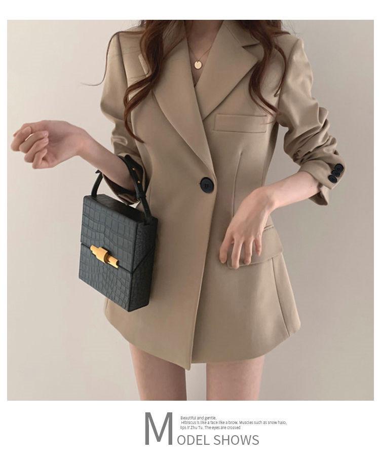 2025 Women's Korean Style Loose Fit Spring/Autumn Suit Jacket