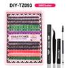 Diy Color Eyelash Extension Kit Thick Simulation D Song Large Capacity False Eyelashes