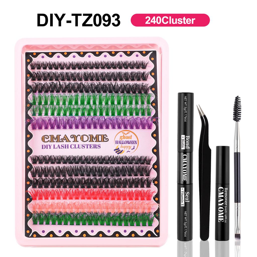 Diy Color Eyelash Extension Kit Thick Simulation D Song Large Capacity False Eyelashes