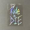 Водонепроницаемая виниловая наклейка 'Ride Or Die' для велосипеда