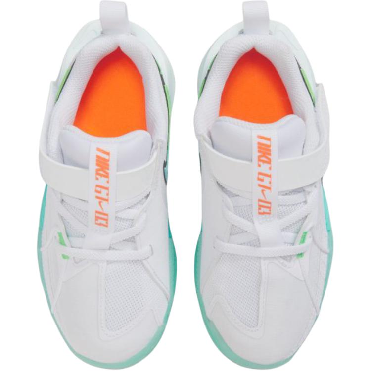 Nike Кроссовки GT Cut 3 PS Bleached Turquoise Детские Белый/Зеленый-Страйк/Черный FD7034-106